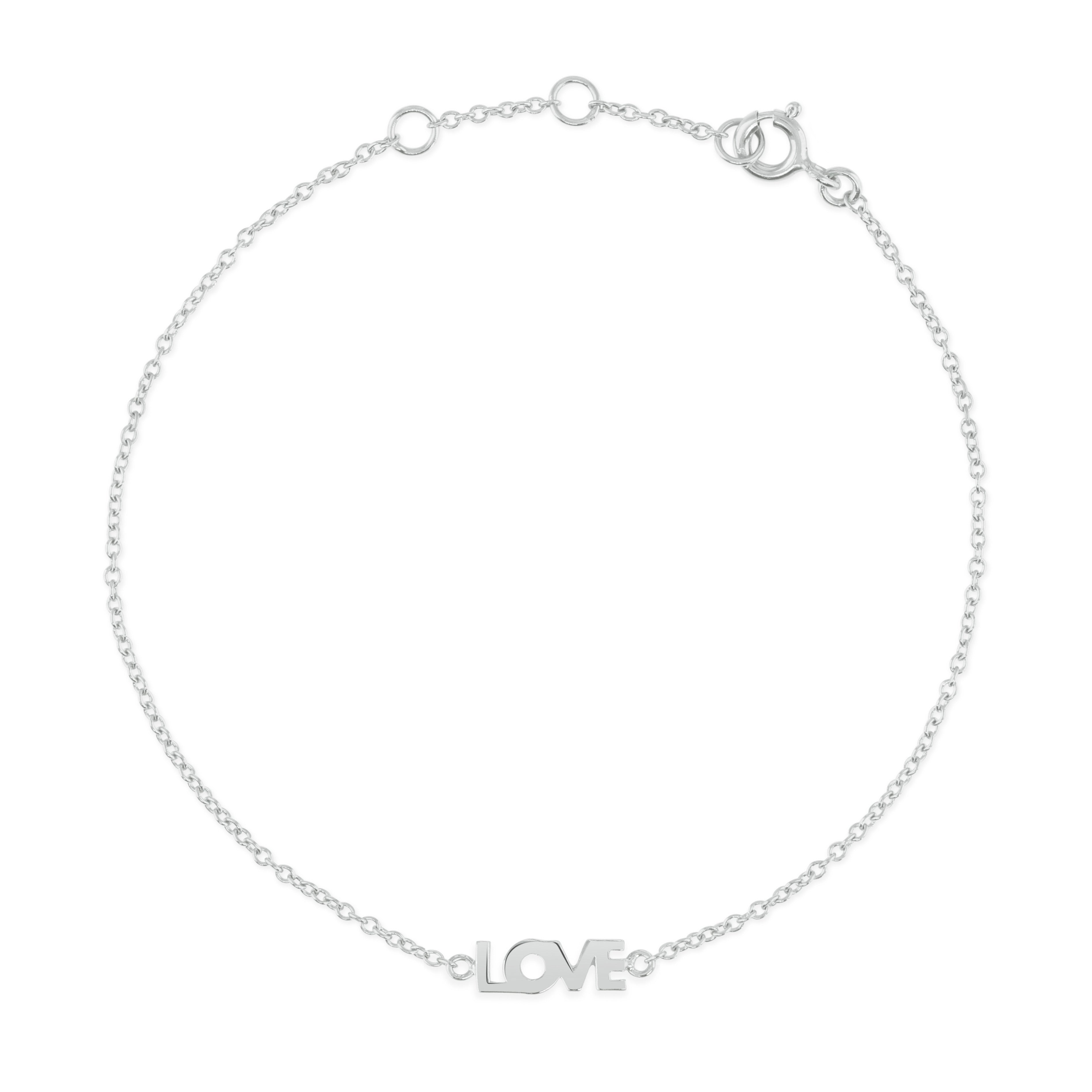 Silver Rachel Stevens Love Bracelet