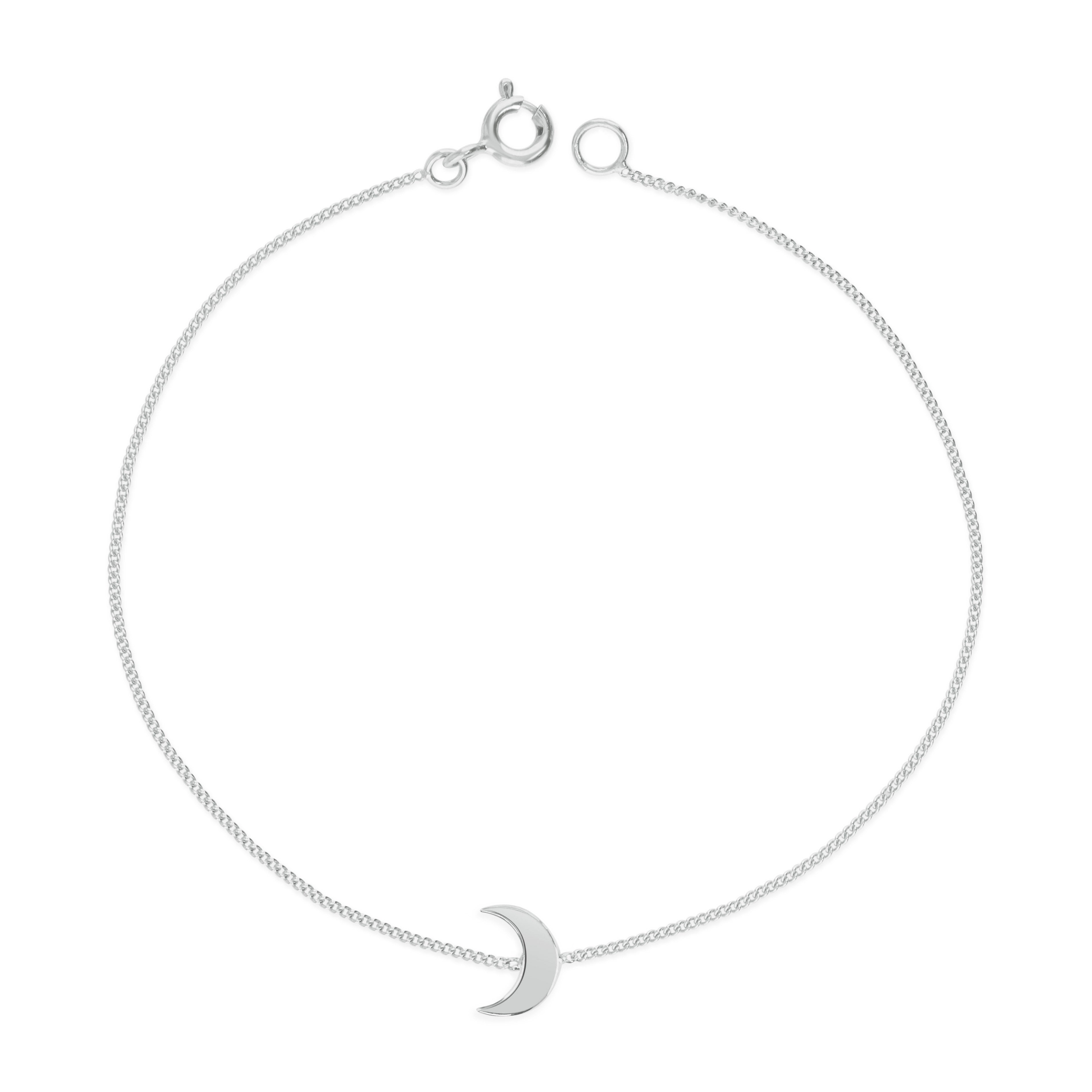 Silver Moon Bracelet