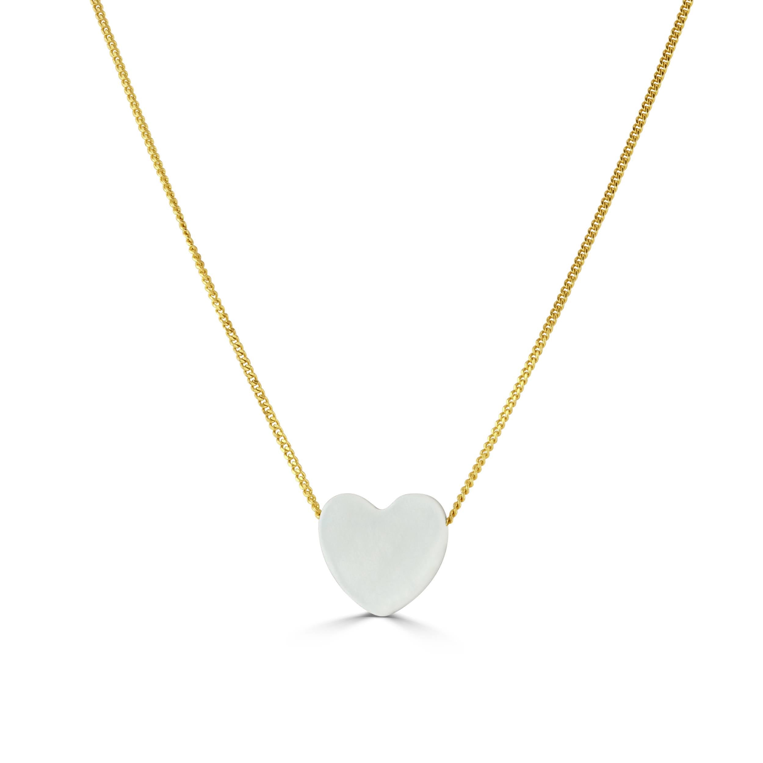 Mother of pearl heart necklace