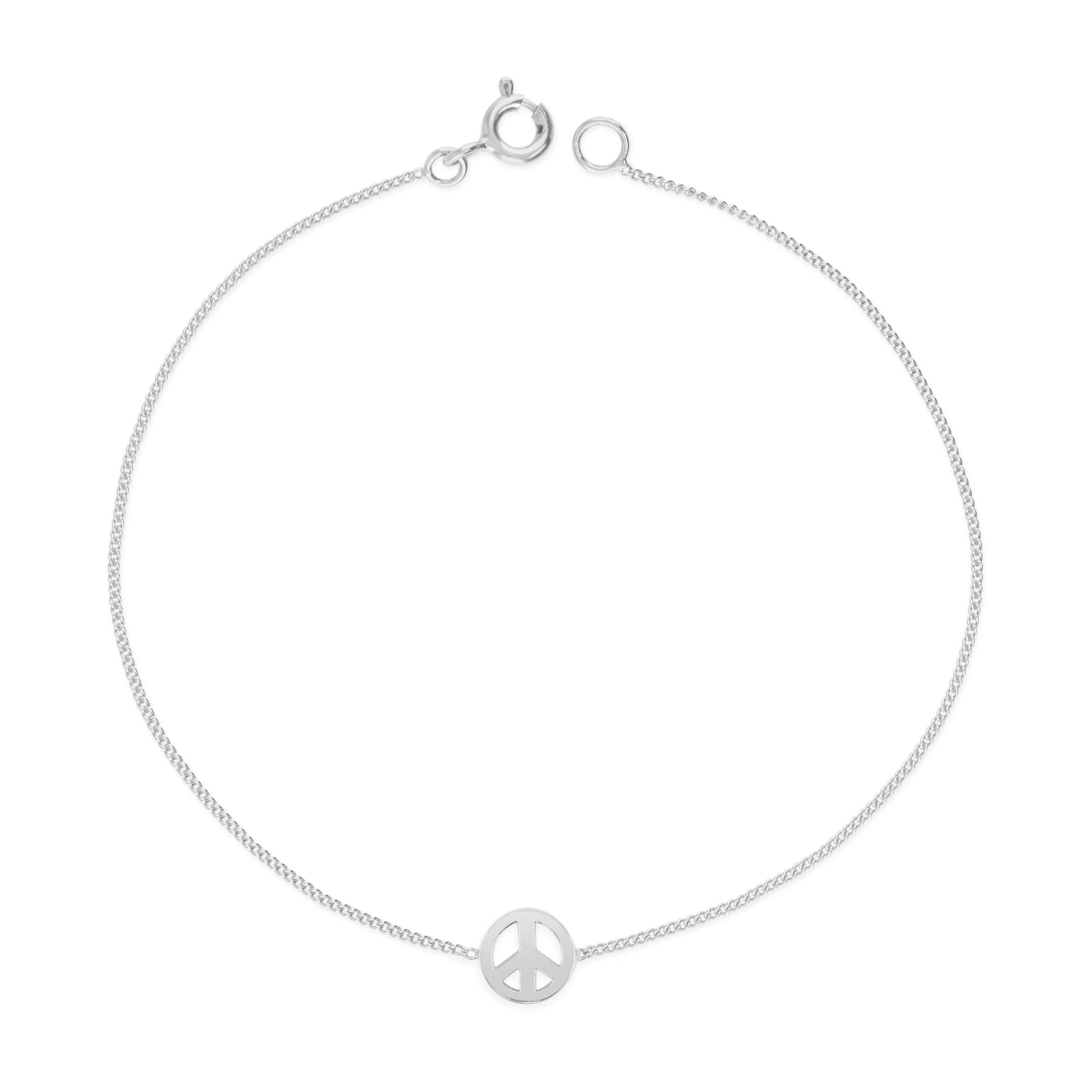 Peace on sale bracelet silver