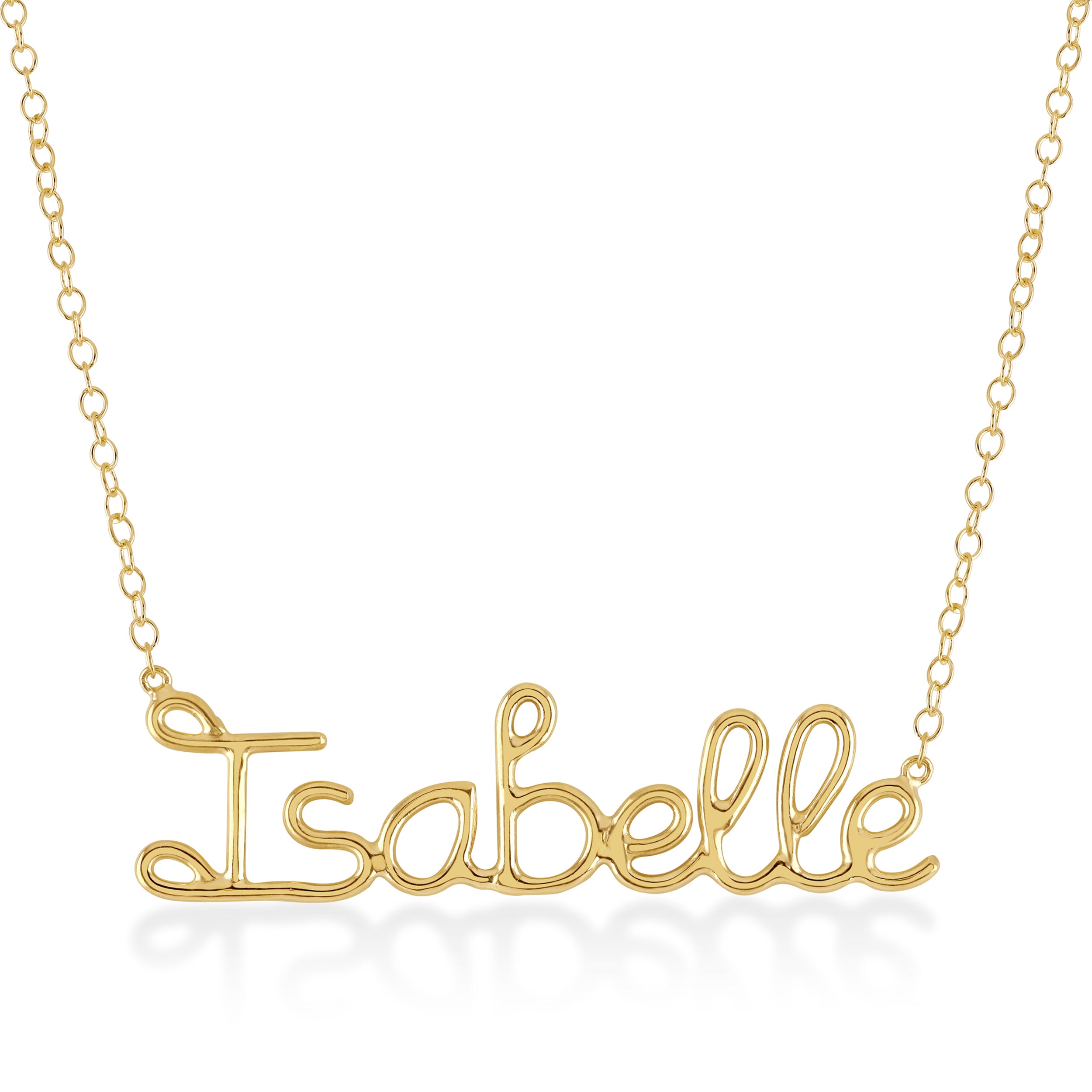 Name on sale written necklace