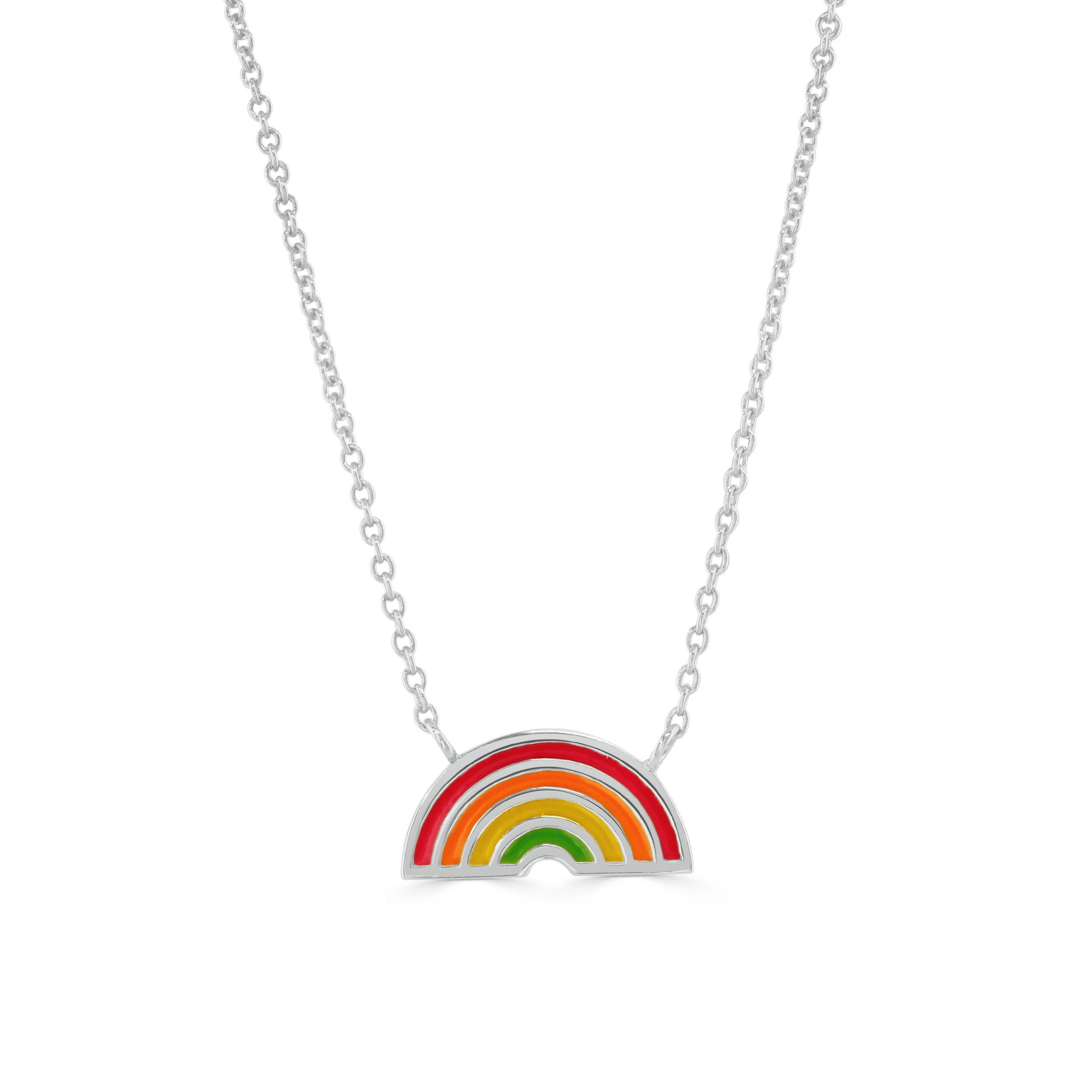 Silver Rainbow Necklace
