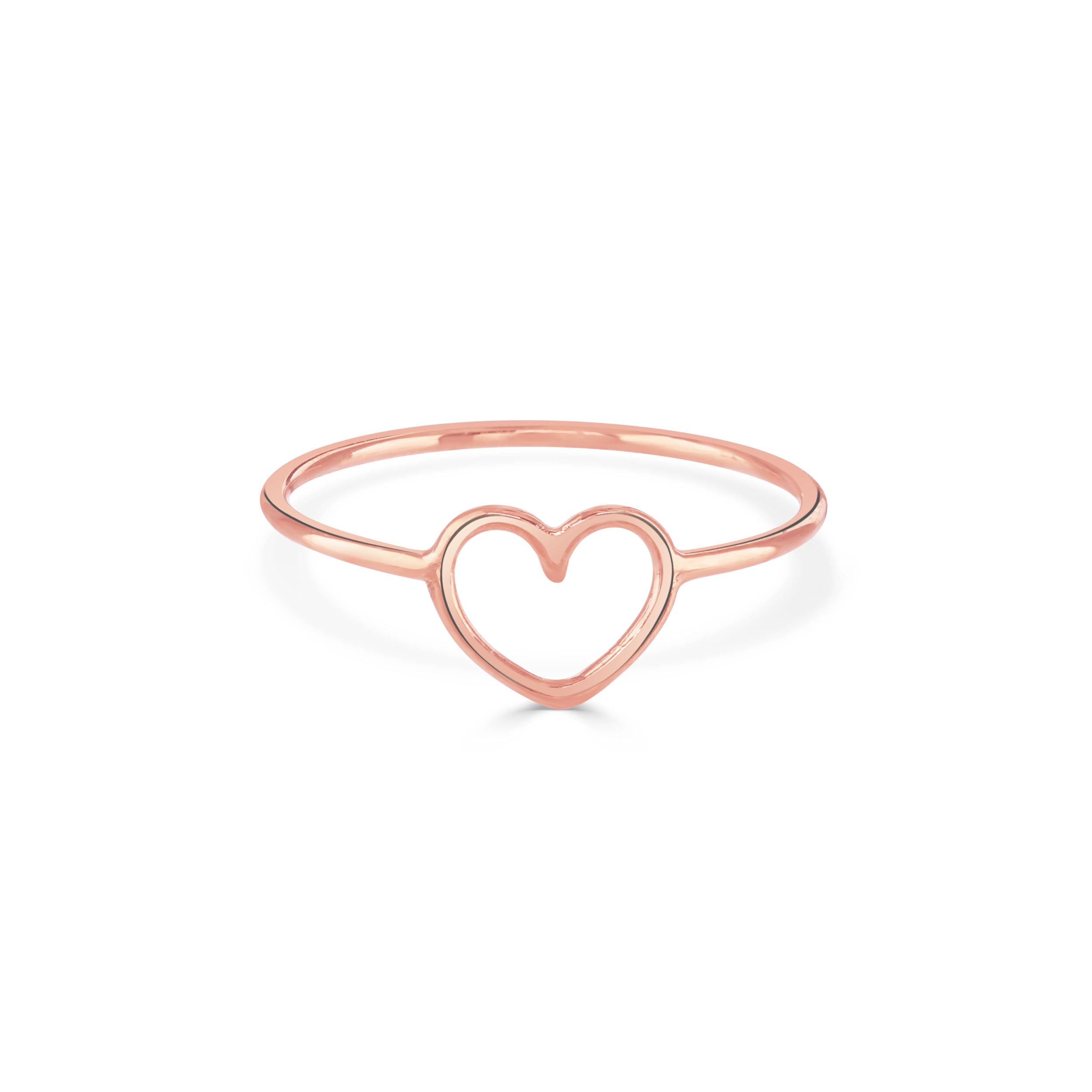 Small Heart Ring Rose Gold