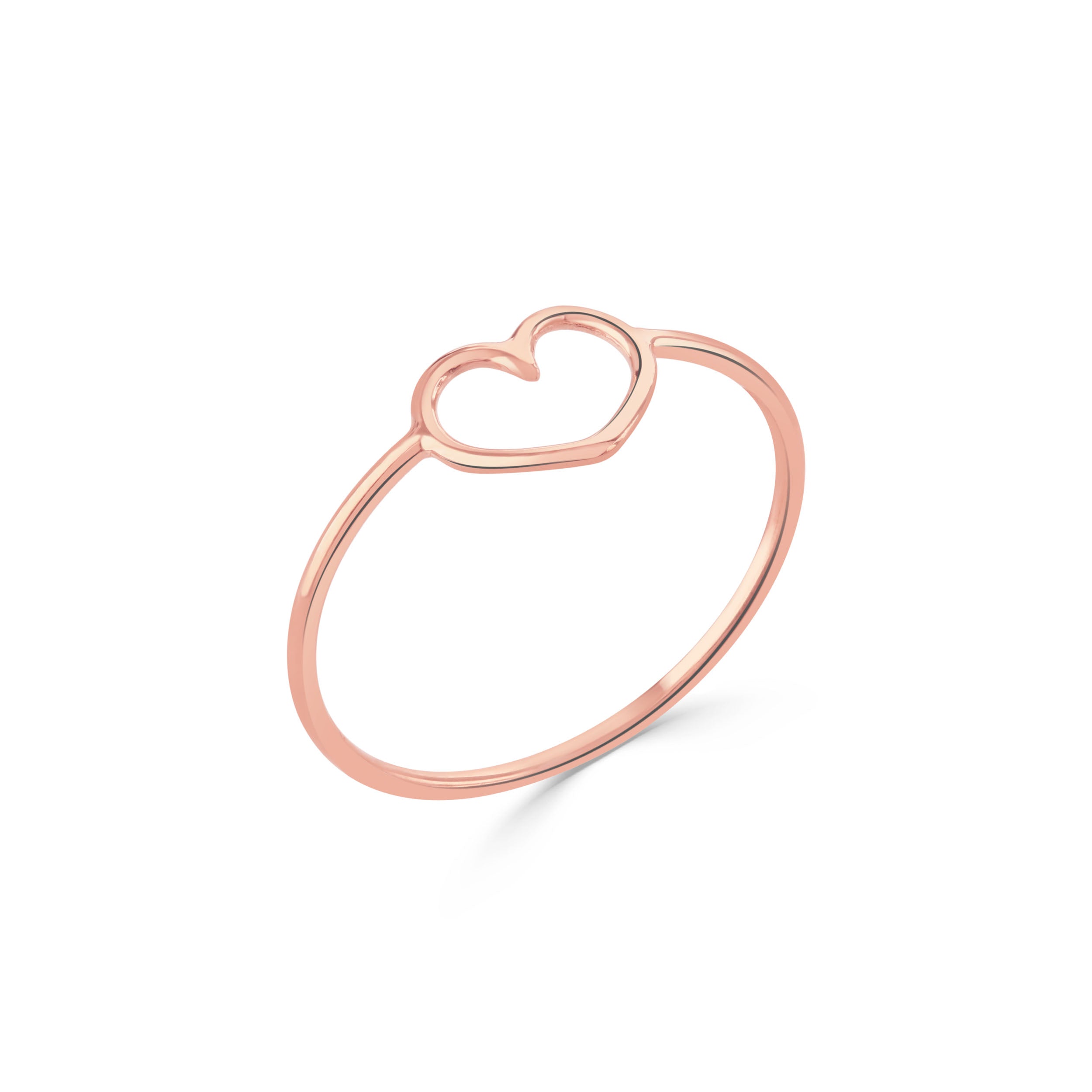 Small Heart Ring Rose Gold