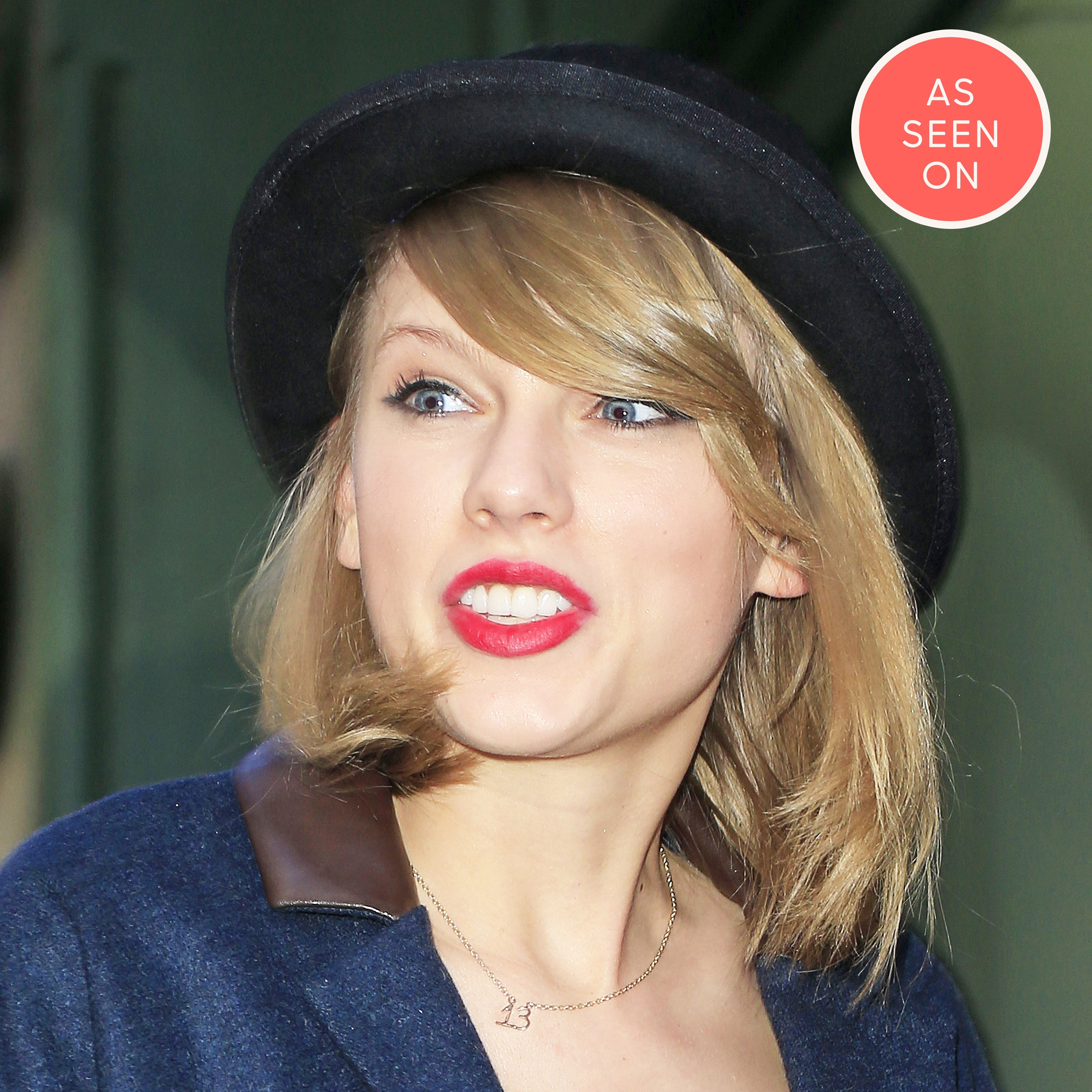Taylor Swift wears number 13 necklace in gold