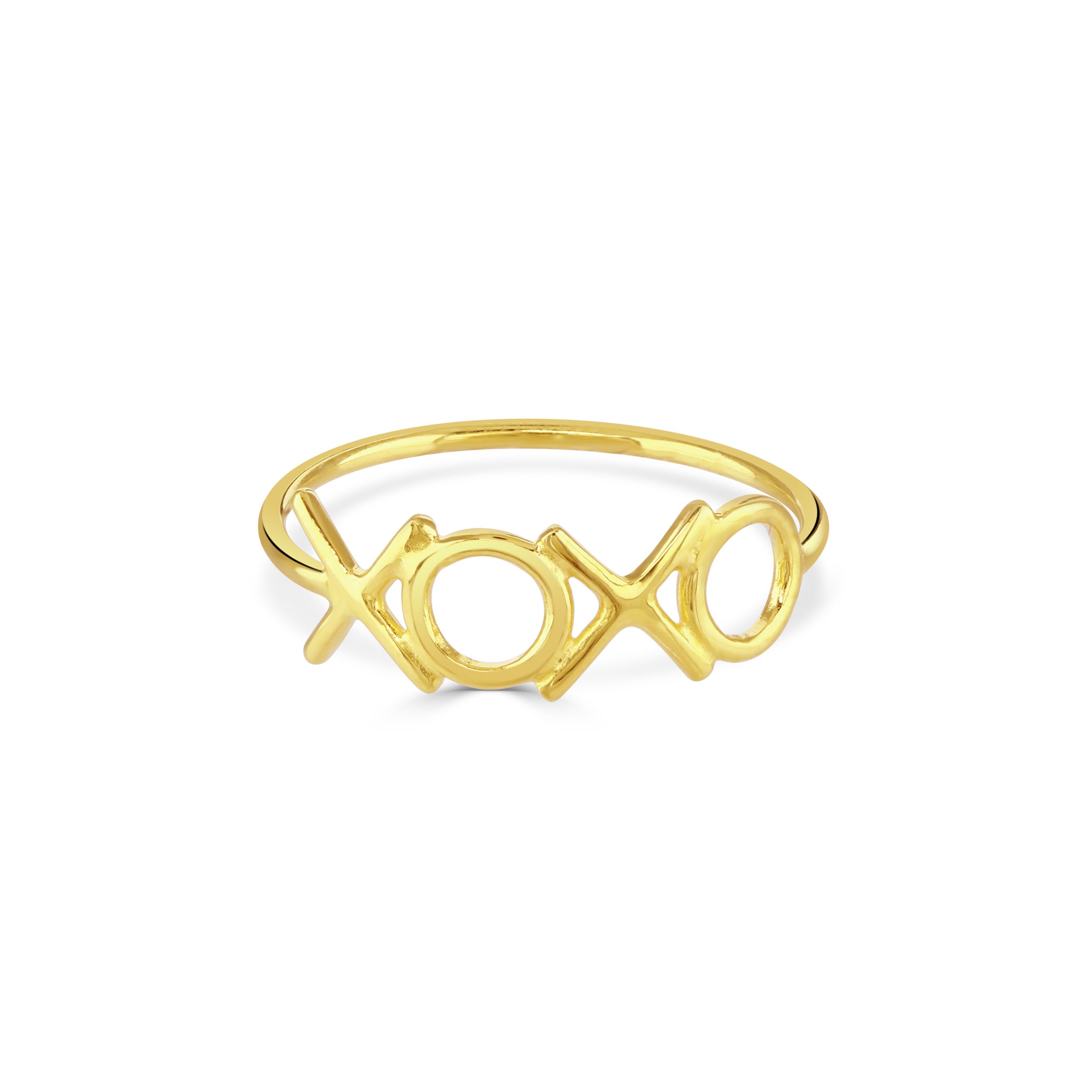 Gold XOXO Ring